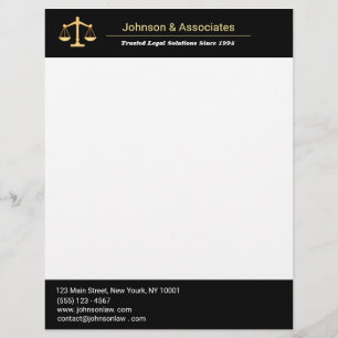 Custom Law Firm  Letterhead