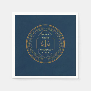 Custom Law Firm Napkin