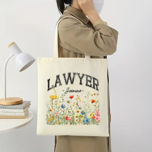 Custom Law School Graduation Bag, Gift for Lawyer Tote Bag