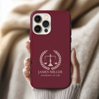 Custom Law School Graduation Case, Lawyer Gift