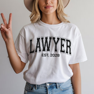 Custom Lawyer Shirt, Law School Graduation Gift T-Shirt