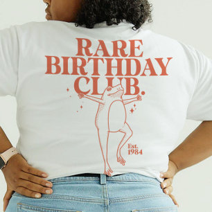 Custom Leap Year Frog Leaper Rare Birthday Club  T-Shirt