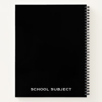 Custom Left-Handed Notebook for Students