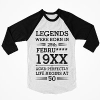 Custom Legends Were Born in Date Month Year Age