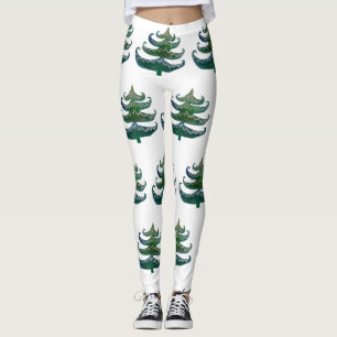 Custom Leggings Christmas Trees