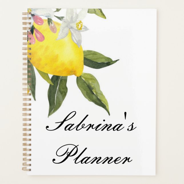 custom lemons planner (Front)