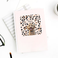 Custom Leopard Print Dog Photo with Name