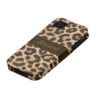 Custom Leopard Print iPhone 4/4S Case Mate Case