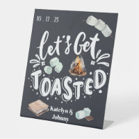 Custom Let's Get Toasted Wedding
