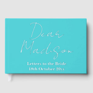 Custom Letters to the Bride Hen Do Bridal Shower Guest Book