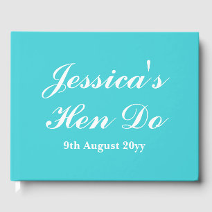 Custom Letters to the Bride Hen Do Trip Weekend Guest Book