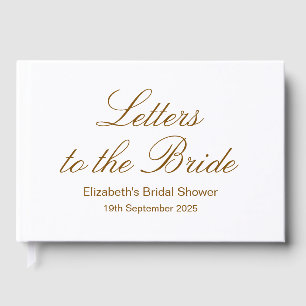 Custom Letters to the Bride Scrapbook, Hen Do Scra Guest Book