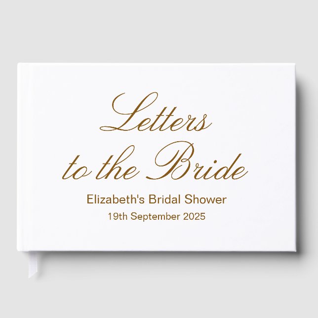 Custom Letters to the Bride Scrapbook, Hen Do Scra Guest Book (Front)