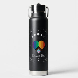 Custom LGBT Pride Tarot Rainbow Love Trend Magical Water Bottle