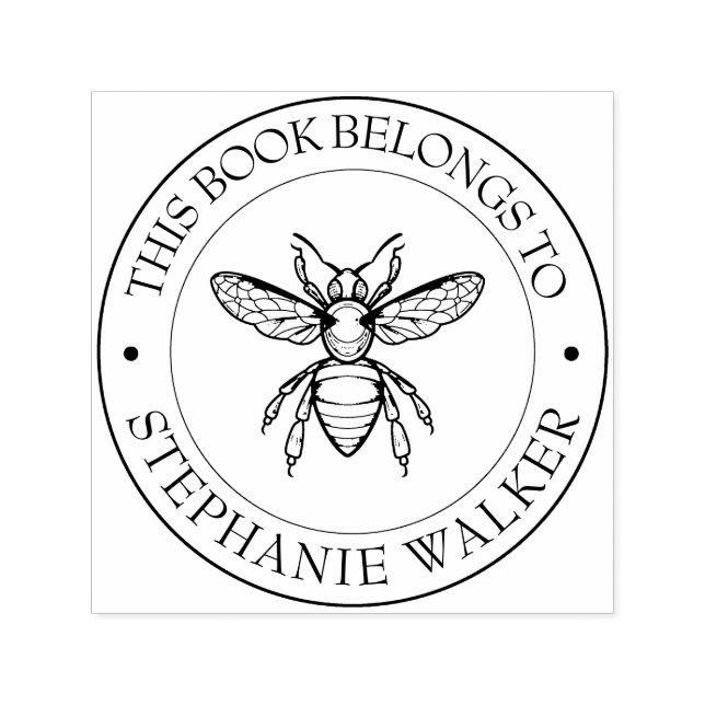 Custom Library Book Stamp - Ex Libris - Bookplate (Design)