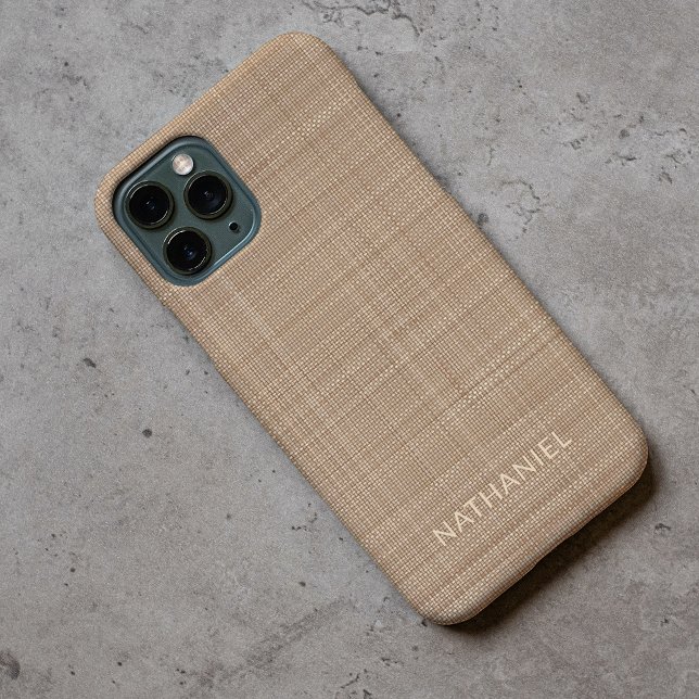 Custom Light Beige Tan Taupe Brown Coloured Case-Mate iPhone Case (Creator Uploaded)