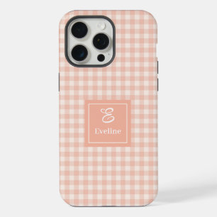 Custom Light Coral iPhone Case Elegant Phone Cover