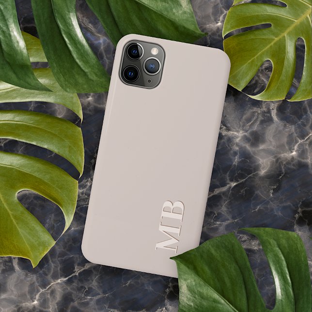 Custom Light Ecru Beige Neutral Cream Coloured iPhone Case (Creator Uploaded)