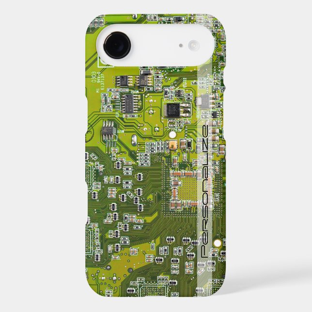 Custom Light Green PCB Circuit Board for IT Pros (Back)