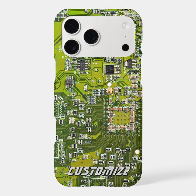 Custom Light Green PCB Circuit Board for IT Pros 2 (Back)