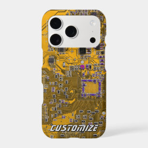 Custom Light Orange PCB Circuit Board for IT Pros