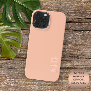 Custom Light Sunny Summer Coral Peach Orange iPhone 13 Pro Max Case