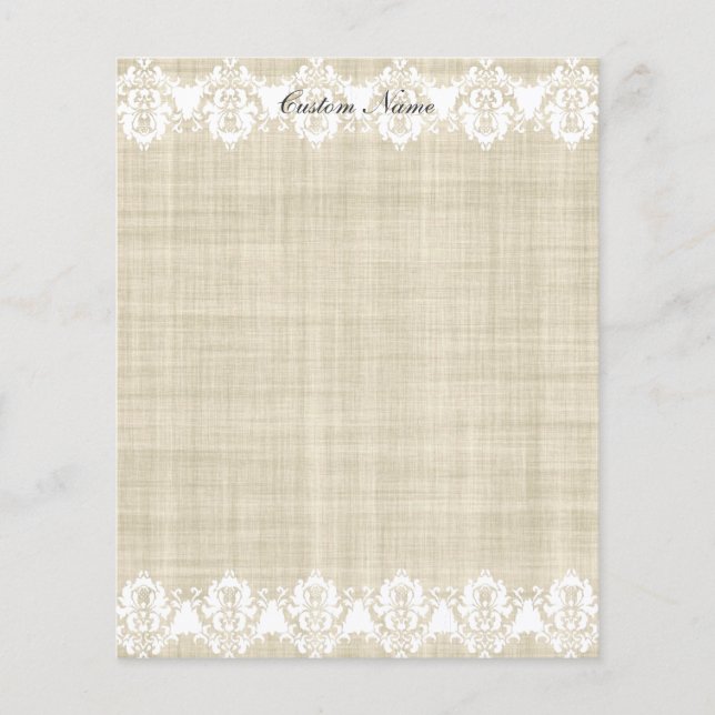 Custom Linen & Lace Pretty Flyer (Front)