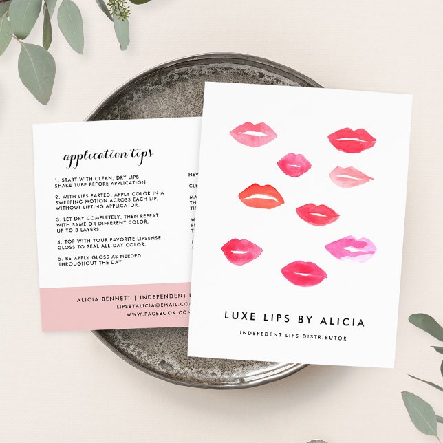 Custom Lip Product Distributor Tips & Tricks Postcard (Creator Uploaded)