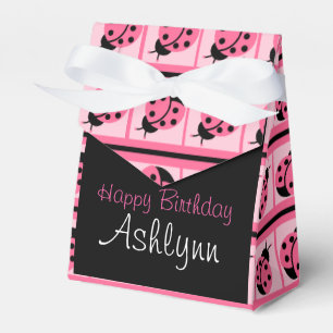 Custom "Little Lady Bug" Favour Box