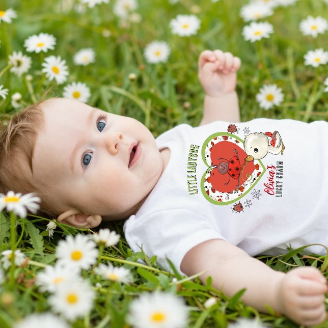 Custom Little Lady Lucky Charm Baby T-Shirt  (Custom Little Lady Lucky Charm Baby T-Shirt)