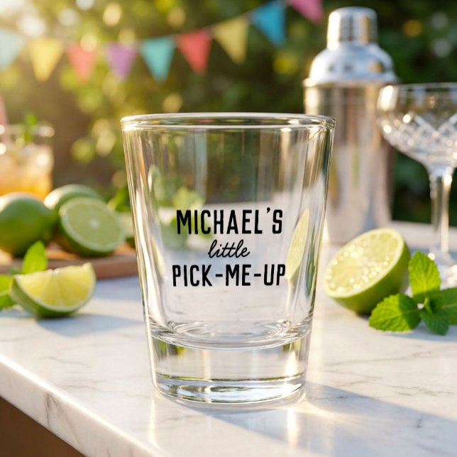  Custom Little Pick-Me-Up Gift Personalised Fun  Shot Glass (Creator Uploaded)