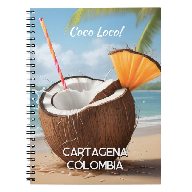 Custom Location Coco Loco Notebook (Front)