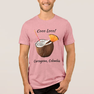 Custom Location Coco Loco Tri-Blend Shirt