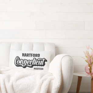 Custom Location & Name Connecticut Lumbar Cushion