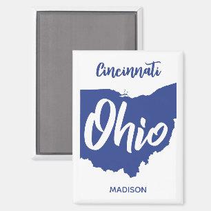 Custom Location & Name Ohio Magnet