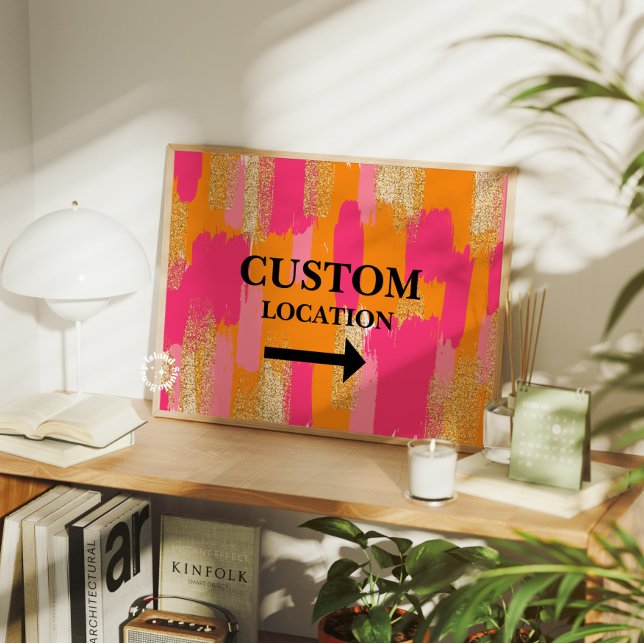 Custom Location Sign Preppy Dorm Decor (Custom Location Sign Preppy Dorm Decor)