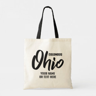 Custom Location & Text Ohio Tote Bag