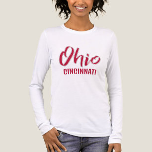 Custom Location & Text Ohio Tri-Blend Shirt