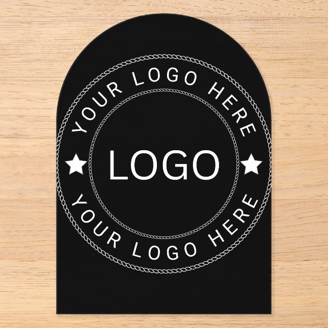 Custom Logo Acrylic Invitations (Front)