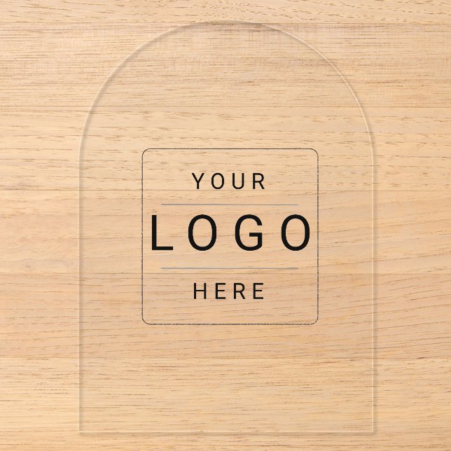 Custom Logo Acrylic Invitations (Front)