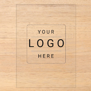 Custom Logo Acrylic Invitations