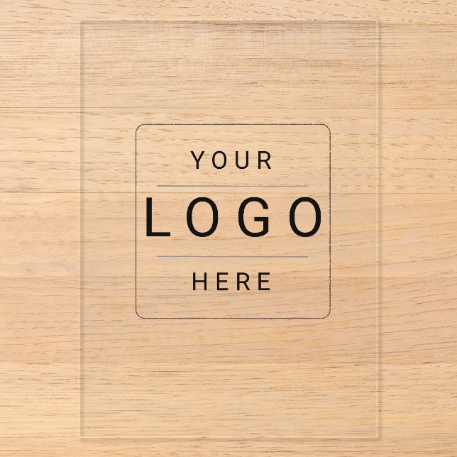 Custom Logo Acrylic Invitations (Front)