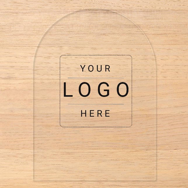 Custom Logo Acrylic Invitations (Front)