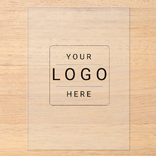 Custom Logo Acrylic Invitations