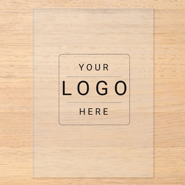 Custom Logo Acrylic Invitations (Front)