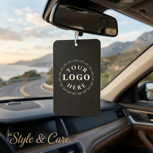 Custom Logo and QR Code Portrait Rectangle Car Air Freshener (Custom Logo and QR Code Portrait Rectangle Air Freshener)