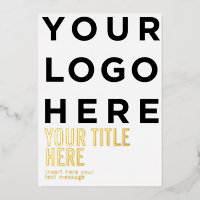 Custom logo and text modern sharp