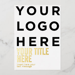 Custom logo and text modern sharp