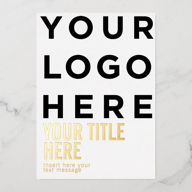 Custom logo and text modern sharp (Front)
