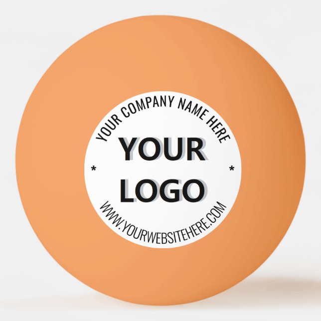 Custom Logo and Text Personalised Ping Pong Ball (Back)
